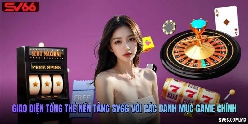 Giao diện SV66 được bố trí khoa học, dễ nhìn, dễ thao tác