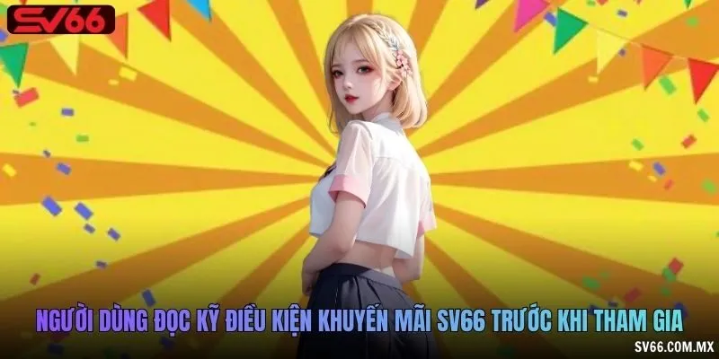 Người dùng đọc kỹ điều kiện khuyến mãi SV66 trước khi tham gia